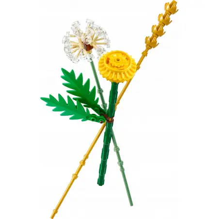 Obserwuj, jak kwitnie kreatywność dziewięciolatków i starszych dzieci dzięki zestawowi LEGO® Botanicals Kwiaty polne (30701).