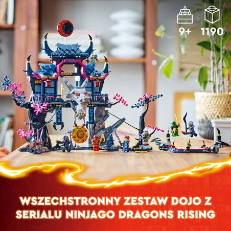 Zabawka z dojo do odgrywania scen z drugiego sezonu serialu NINJAGO® Powstanie smoków