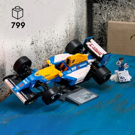  Zestaw konstrukcyjny dla dorosłych LEGO® Icons Williams Racing FW14B i Nigel Mansell