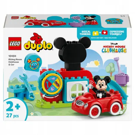 LEGO DUPLO Klub przyjaciół Myszki Miki i samochód 10454