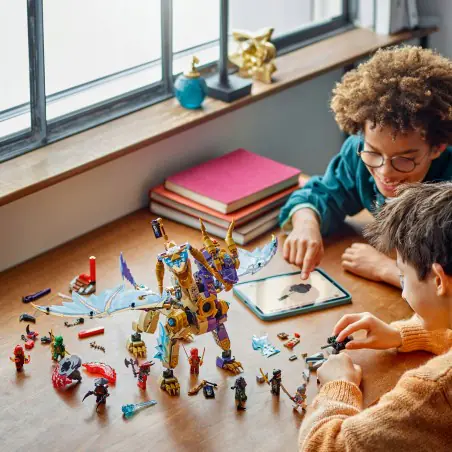 Figurka smoka ninja do odgrywania scen z trzeciego sezonu serialu NINJAGO® Powstanie smoków