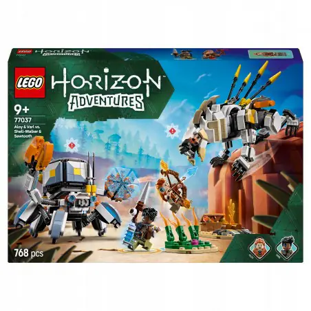 LEGO Horizon Adventures Aloy i Varl kontra krabołaz i piłoząb 77037