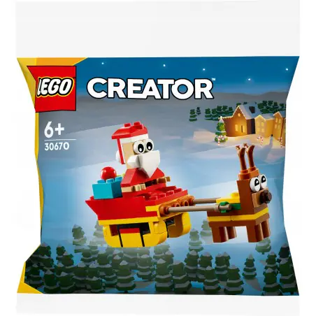 LEGO Creator Przejażdżka saniami Świętego Mikołaja 30670