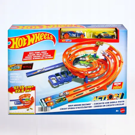 Hot Wheels Action Zakręcona pętla Tor Zestaw do zabawy HTK17