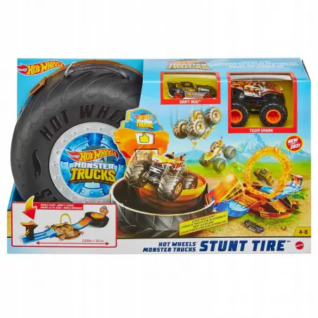 Hot Wheels Monster Trucks Opona – Kaskaderska arena Zestaw do zabawy GVK48