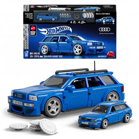 Mattel Brick Shop Klocki Hot Wheels Speed Series Audi Avant RS2 1994 JGR28