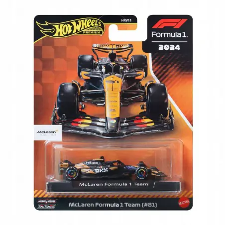 Hot Wheels Premium Formuła 1 McLAREN FORMULA 1 TEAM (#81) JBM25