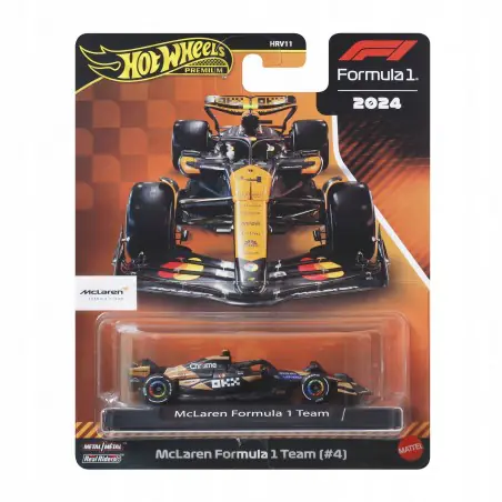Hot Wheels Premium Formuła 1 McLAREN FORMULA 1 TEAM (#4) JBM11